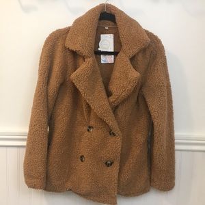 Pretty Garden Women’s open front Teddy Coat